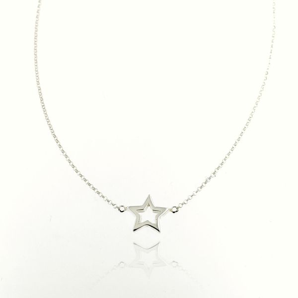 Silver necklace 701126
