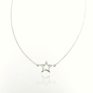 Silver necklace 701126