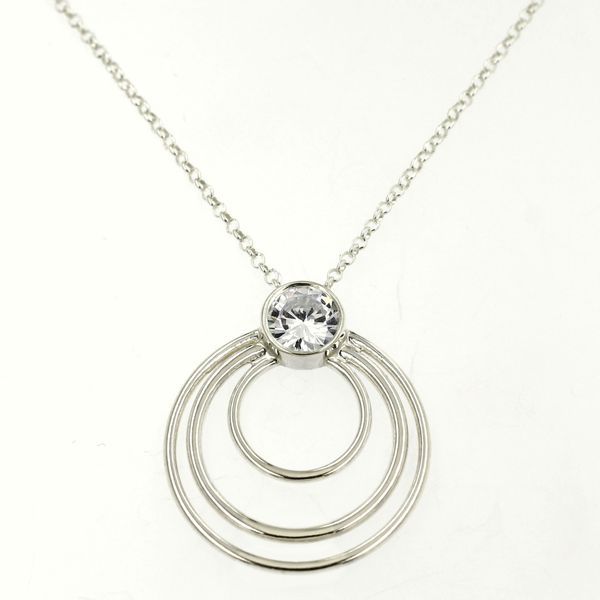Silver necklace 701128
