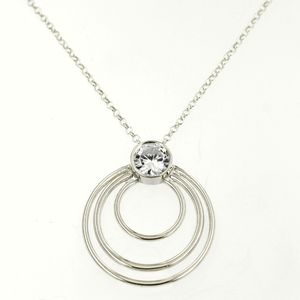 Silver necklace 701128
