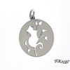 Silver pendants without CZ - 603024