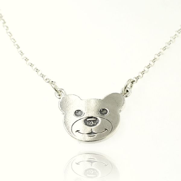 Silver necklace 701113