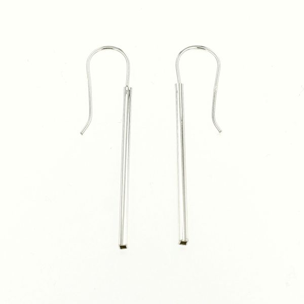 silver earrings hollow 401056