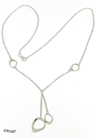 Silver necklace 701195
