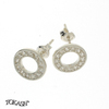 Silver earrings with CZ - Silver Earings with stones - 139096
