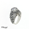 Silver ring with stone 1596095