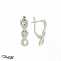 Silver Earings with stones 139638