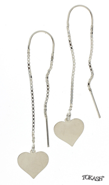 Silver Earings stones 601002