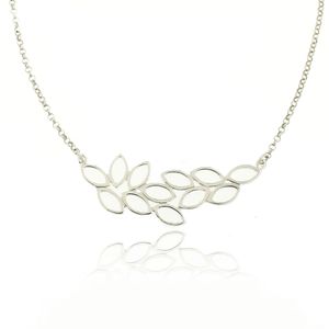 Silver necklace 701118