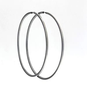 Silver earrings without stones - 112265