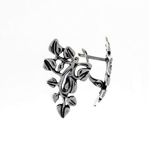 Silver earrings without stones - Silver Earings stones - 132151