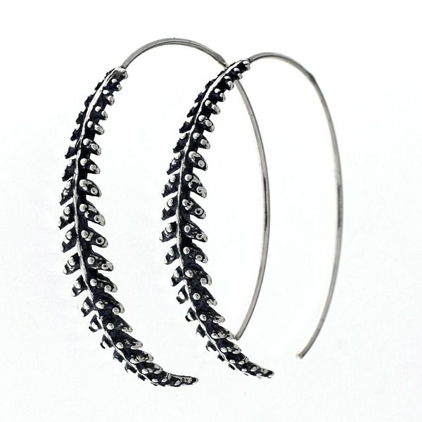 Silver Earings stones 132153