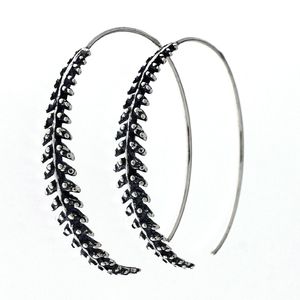 Silver earrings without stones - Silver Earings stones - 132153