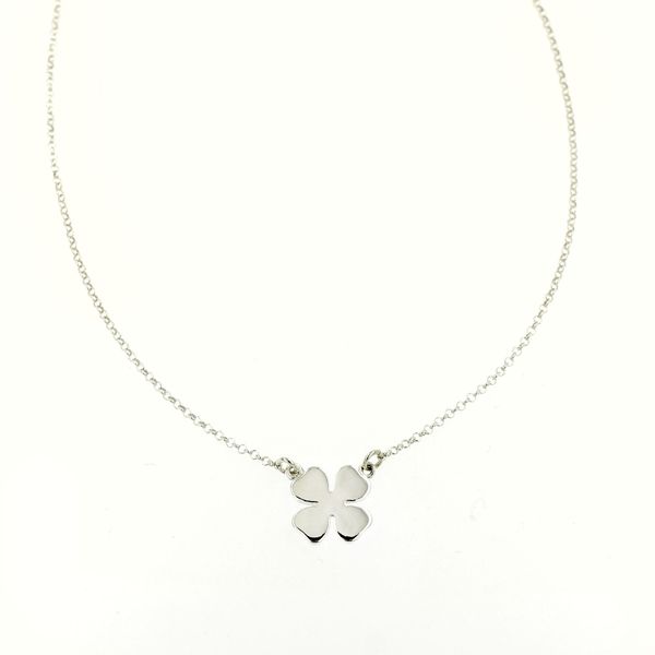 Silver necklace 701123