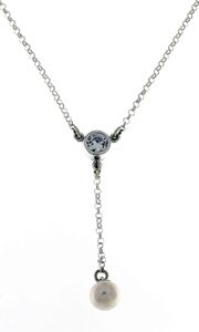 Silver necklace 701311