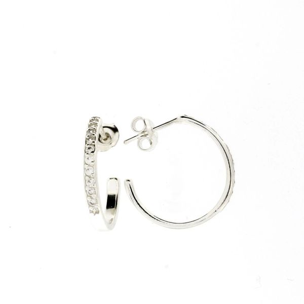 Silver Earings with stones 139322