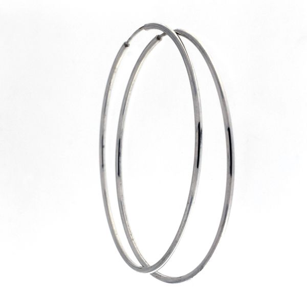 silver earrings hollow 112165