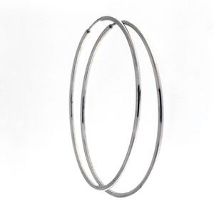 Silver earrings without stones - 112165