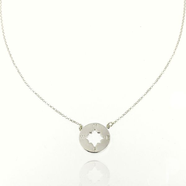 Silver necklace 701124