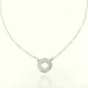 Silver necklace 701124
