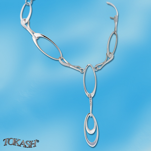 Silver necklace 700427