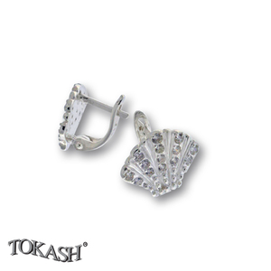 Silver Earings stones 138681