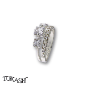 Silver rings with CZ - 1696179