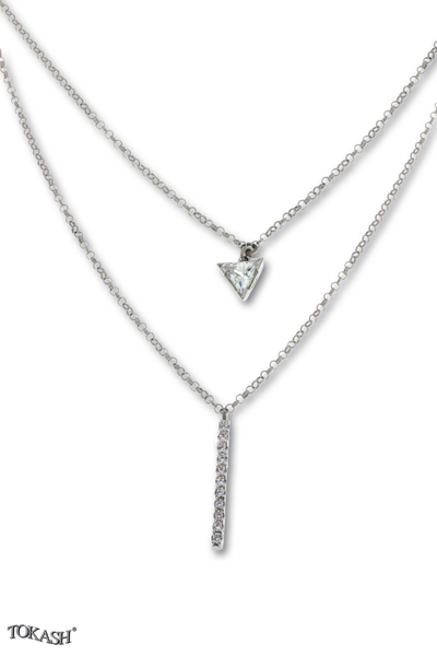 Silver necklace 701223
