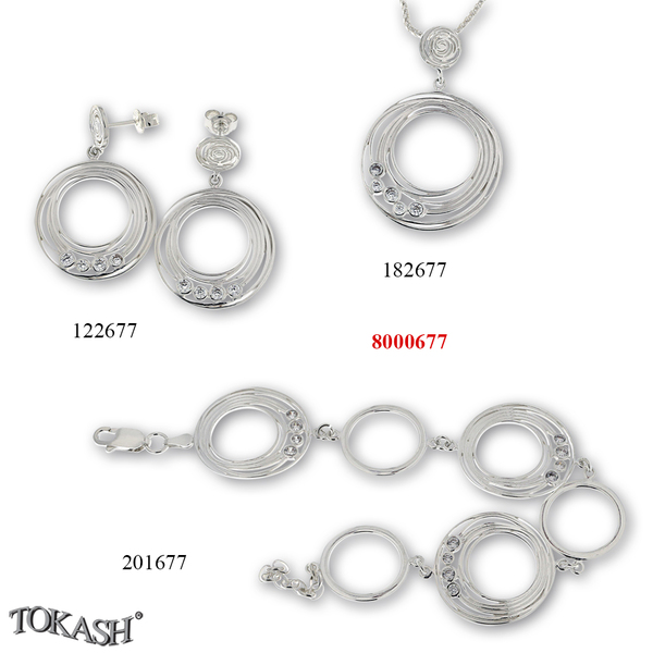 Medium silver set 8000677