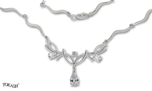 Silver necklace 701222