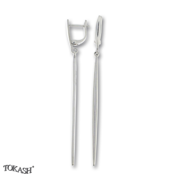 Silver Earings stones 132219