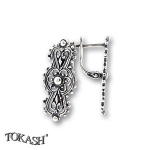 Silver Earings stones 133215