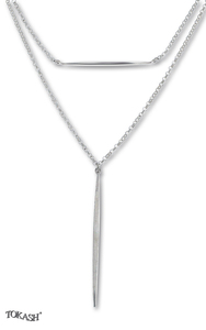 Silver necklace 701219