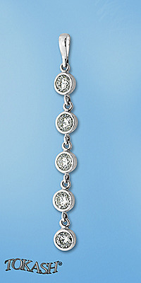 silver pendant stone 186559