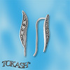 Silver earrings with CZ - Silver Earings with stones - 139273