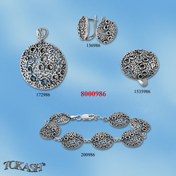 Silver sets - Medium with bracelet - 8000986
