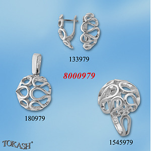Medium silver set 8000979