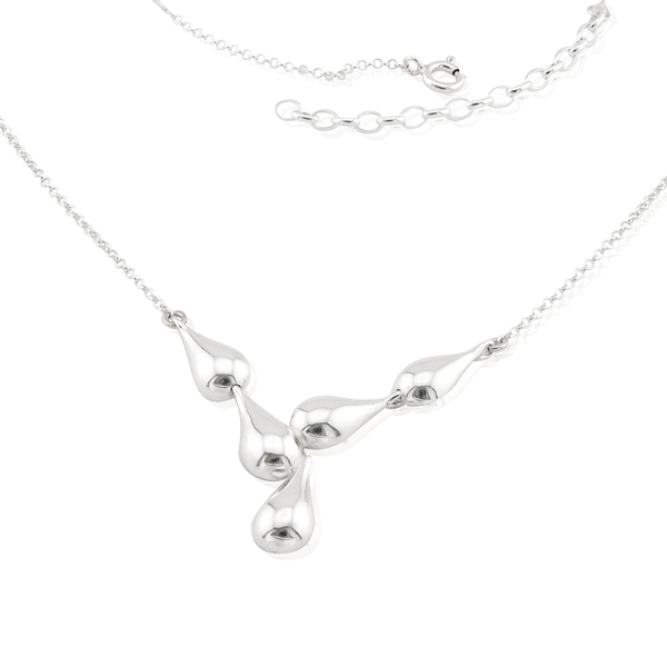 Silver necklace 701445