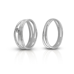 Silver rings with CZ - Silver ring stones - 1586449