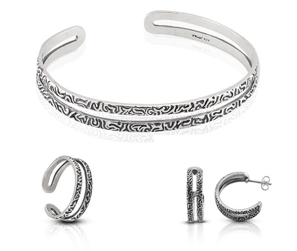 Medium silver set 8000423