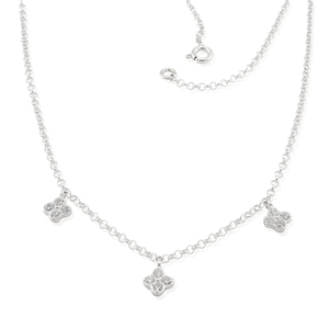 Silver necklace 701436