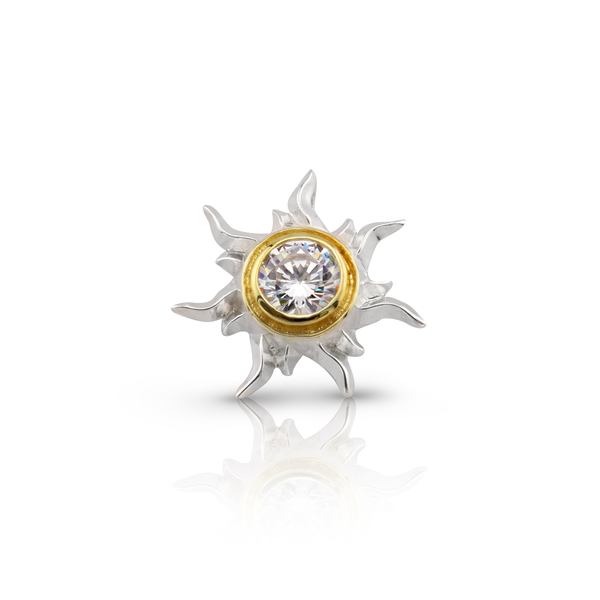 silver pendant stone 182768