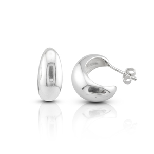 Silver earrings without stones - Silver Earings stones - 136427