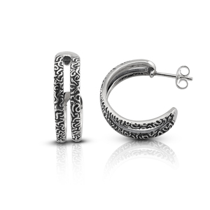 Silver Earings stones 136423