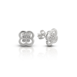 Silver earrings with CZ - Silver Earings with stones - 139437