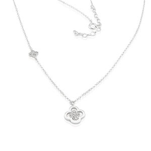 Silver necklace 701437