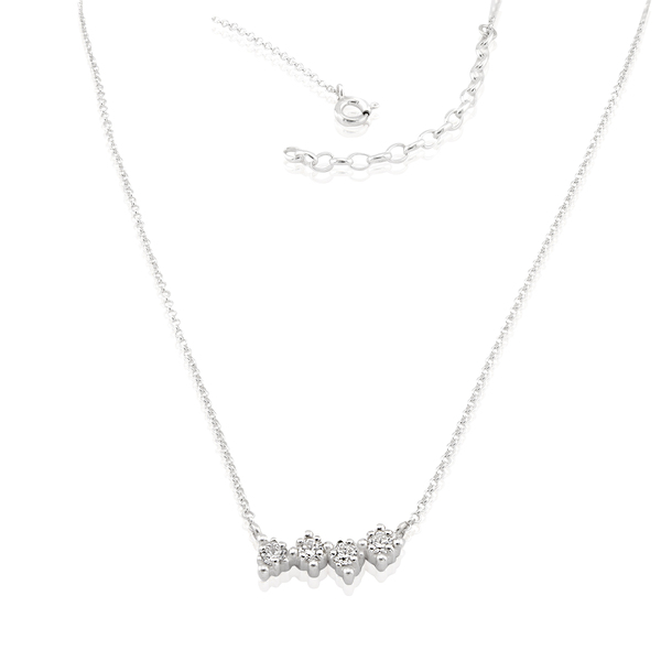Silver necklace 701439