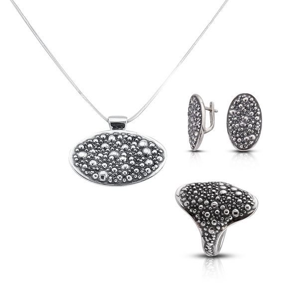 Medium silver set 8001366