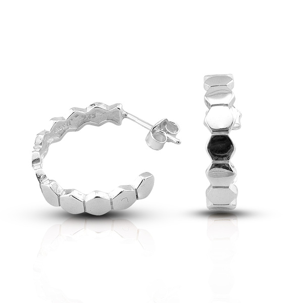 Silver Earings stones 132363