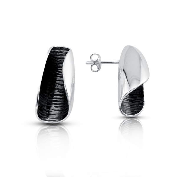 Silver Earings stone 131339